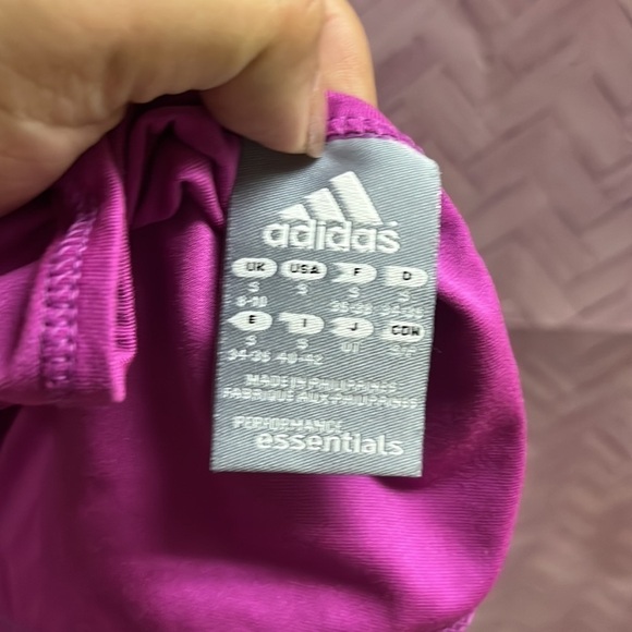 Adidas athletic top climalite, pink size small, climate cool, short sleeve - Picture 6 of 6